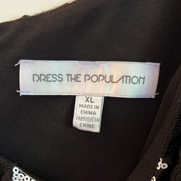 *New* without tags Dress the Population Embellished Gown - Picture 6 of 7